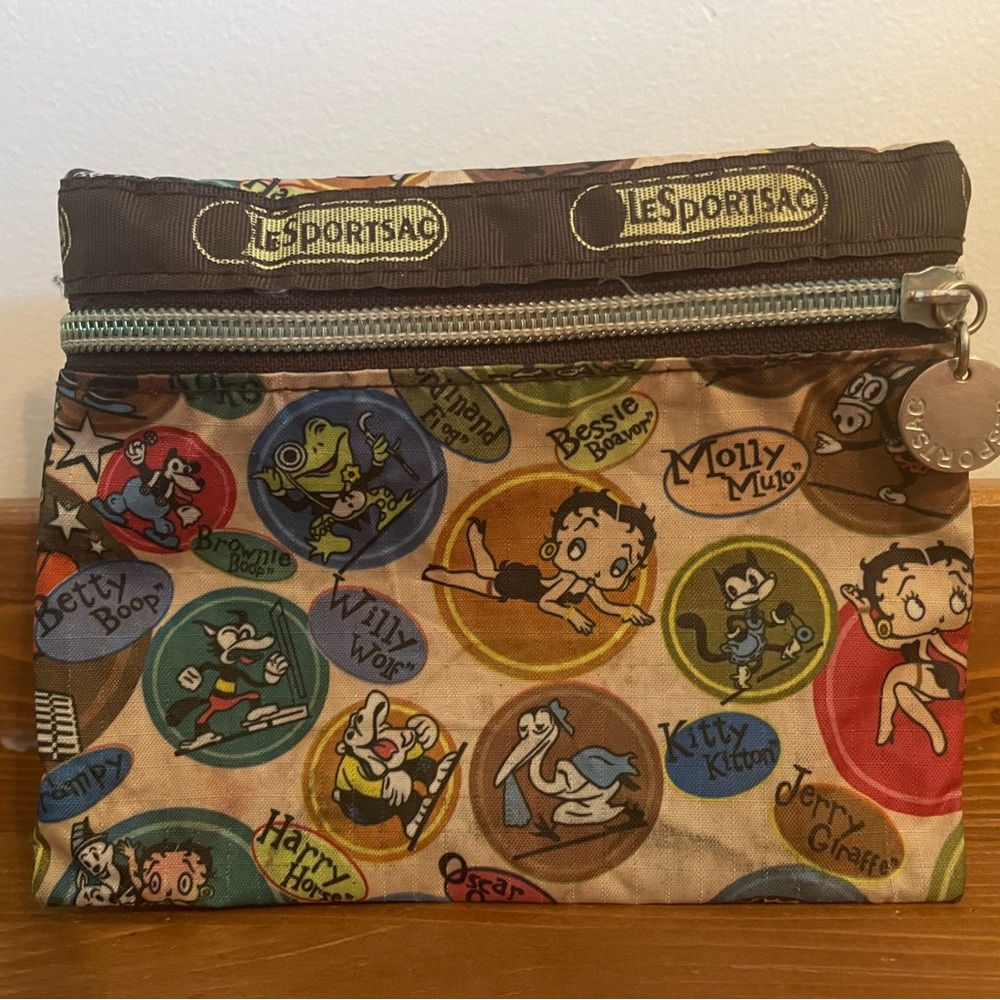 Lesportsac X Tokidoki Mini Bag Pouch  LeSportSac Betty Boop VINTAGE Collectible